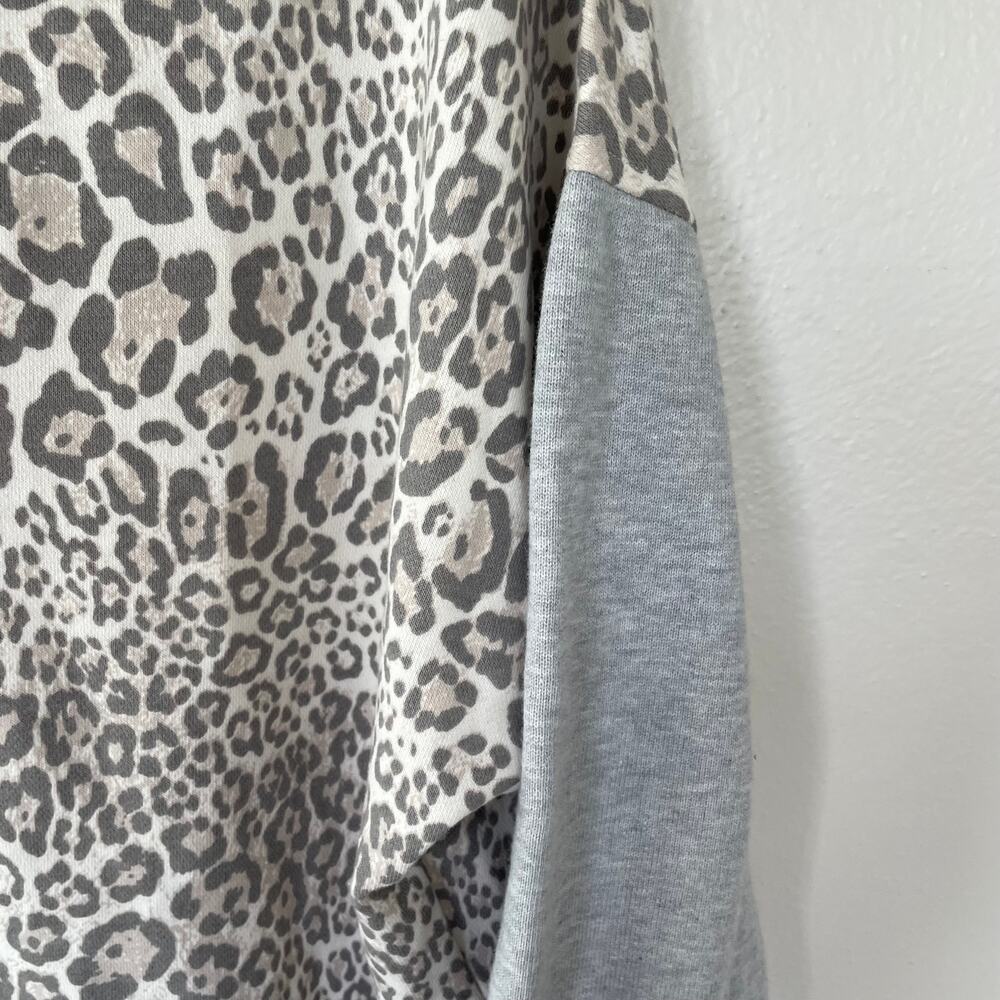 Rails Alice Mixed Gray Cropped Sweater Size L - image 5